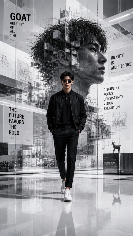 Futuristic Monochrome Icon