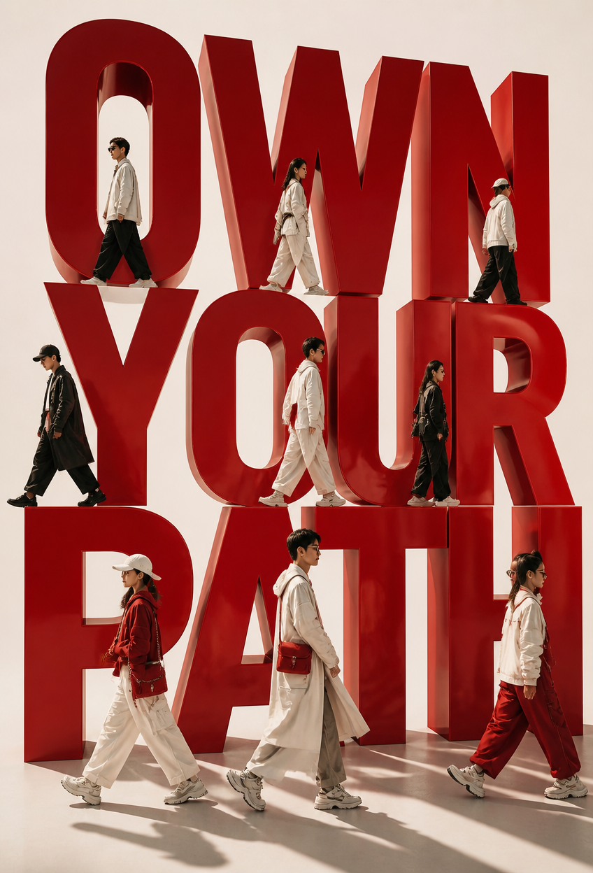 Monumental Typography Fashion Poster