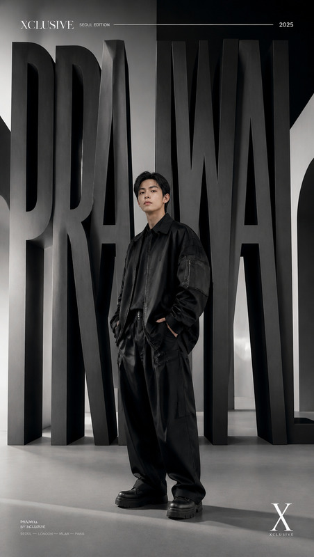 PRAJWAL — XCLUSIVE Seoul Noir Editorial