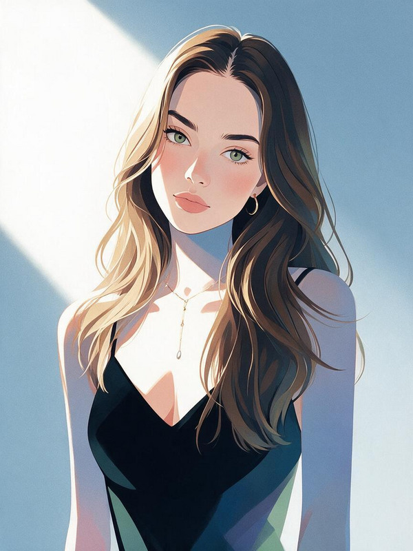 Japanese High-Fashion Editorial Illustration