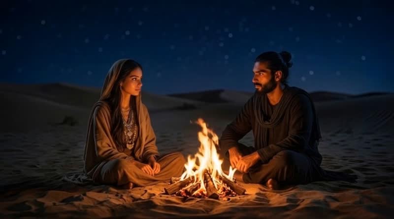 Campfire Couple
