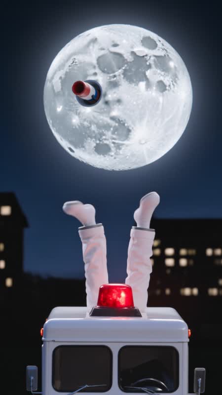 Moon Ambulance Gag