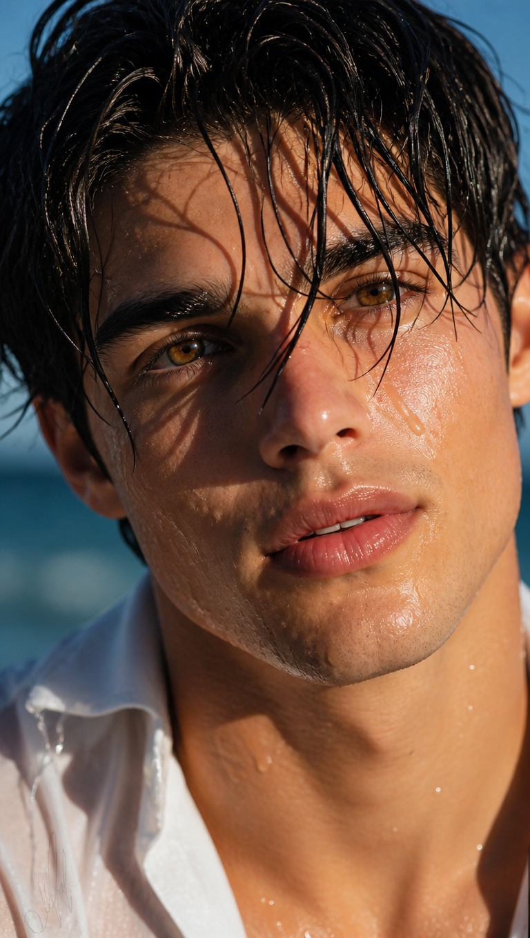 Wet Hair Close-Up