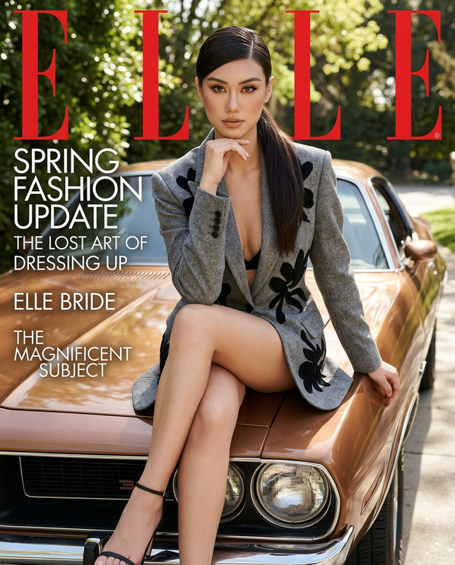 Luxury Spring Editorial Car Cover