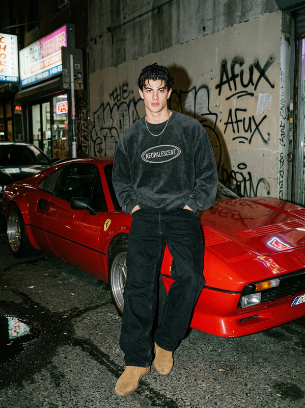 Neopalescent Ferrari — 90s Flash Streetwear
