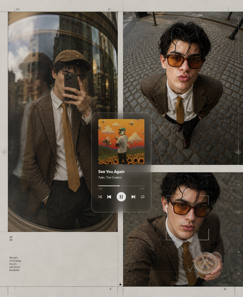 Amber Street Archive — Editorial Music Collage