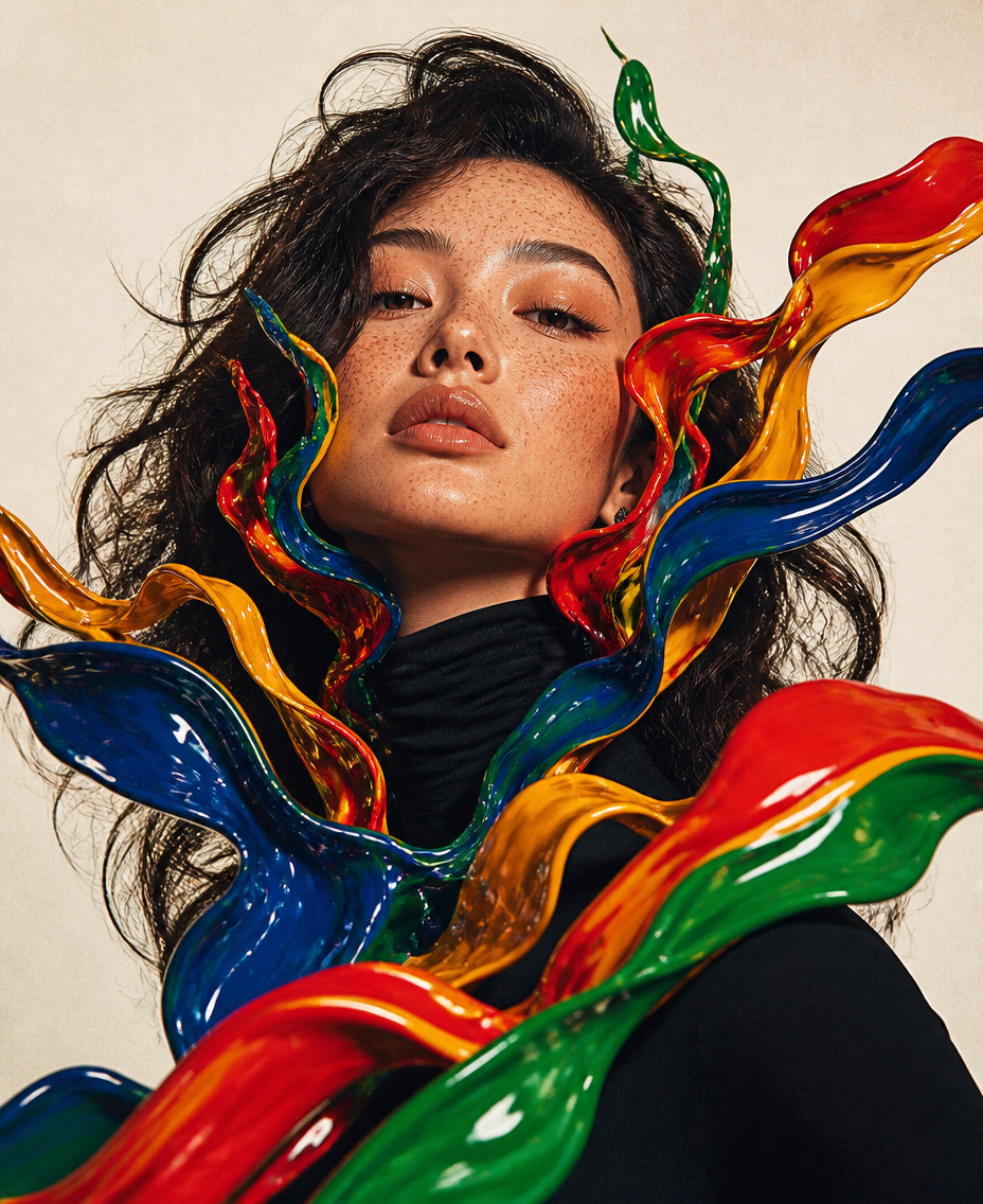 Glossy Ribbon Surrealism