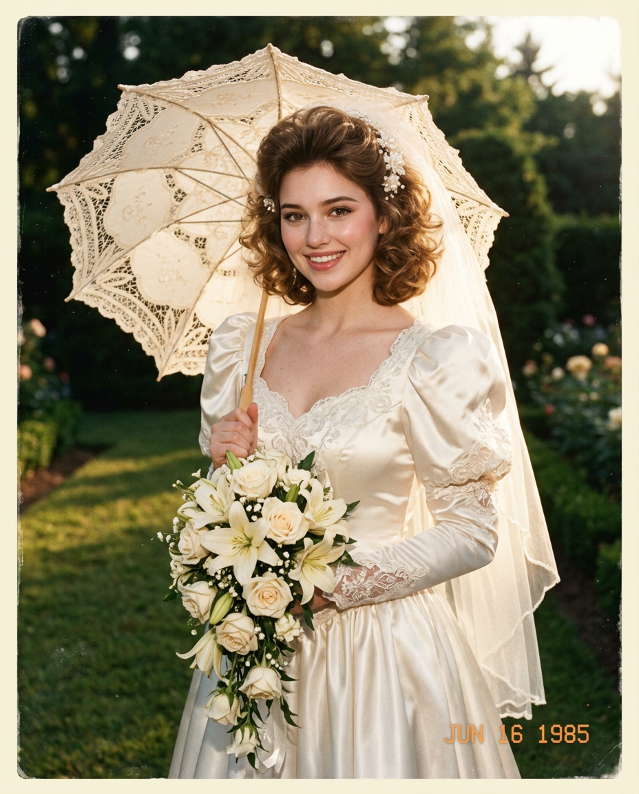 Vintage Parasol Bride