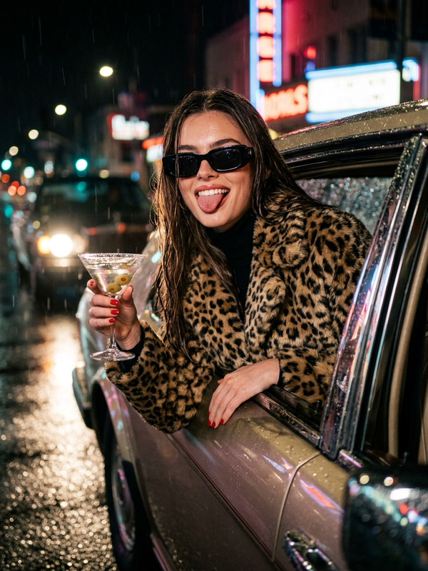 Rainy Night Martini's Drive