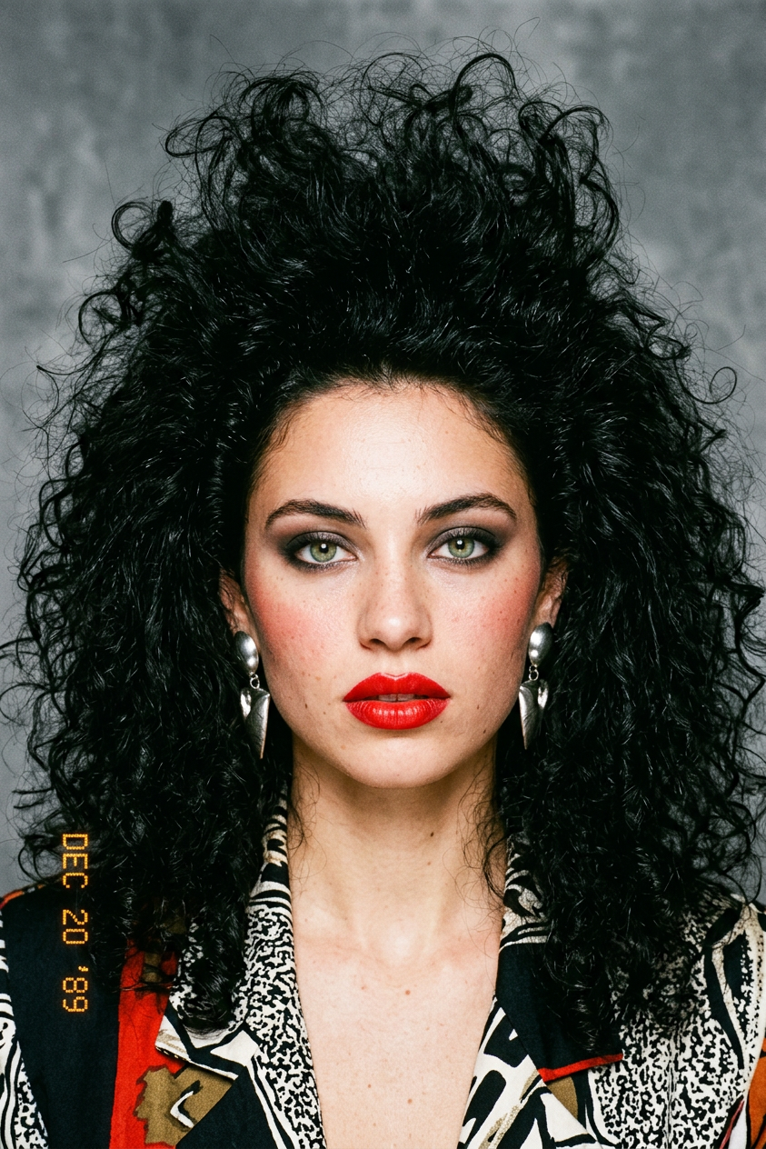Sprayed Big Hair