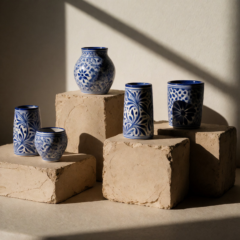 AI Image Editor · Recolor the ceramic collection