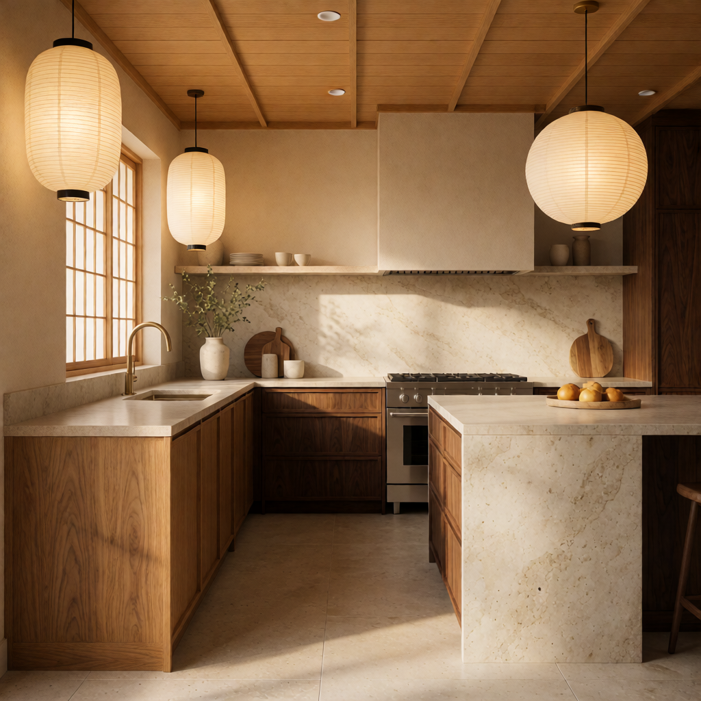Japanese-Inspired Kitchen