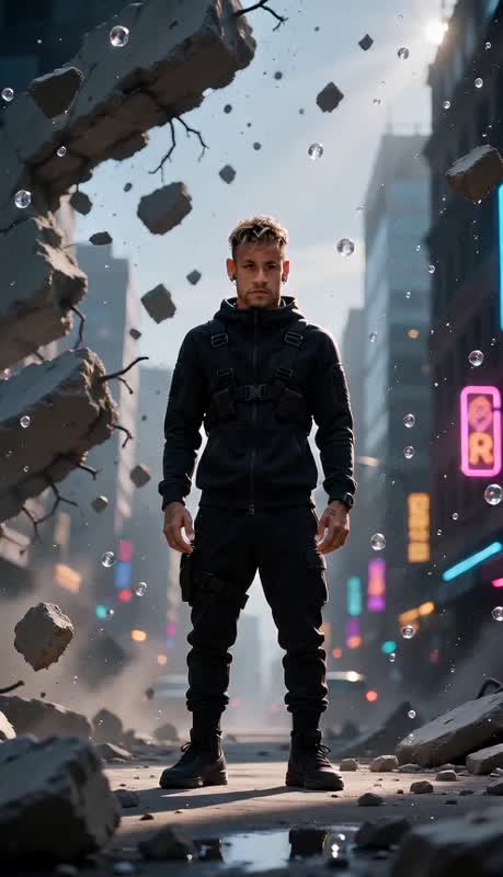 Sidebar Tect Feature Neymar: Frozen in Time Text-to-Video Template | Magic Hour