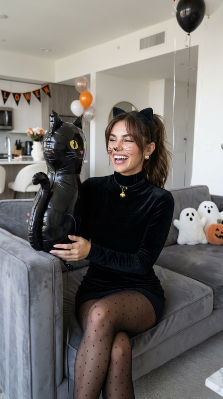 Velvet Kitty Halloween
