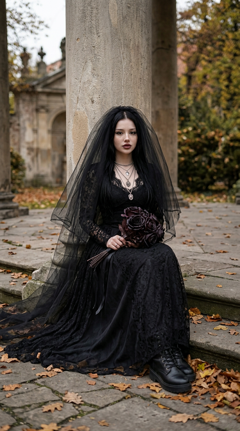 Gothic Widow Bride